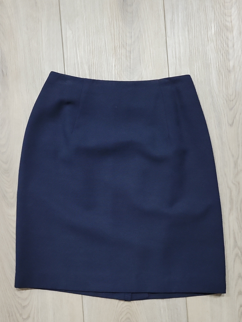 Petite Sophisticate Navy Pencil Skirt